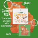 Search for georgia peach key rings Southern