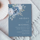 Search for blue winter wedding invitations Modern