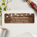 Search for twinkle lights return address labels Wood