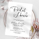Search for clean bridal shower invitations Classic