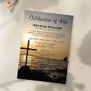 Search for church service invitations In loving memory