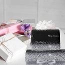 Search for black and silver christmas wrapping paper Xmas