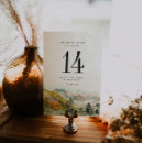 Search for tree wedding table number postcards Autumn