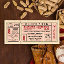 Search for vintage baseball invitations Ticket