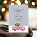 Search for truck christmas invitations Modern brush script