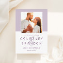 Search for purple wedding save the dates Lilac