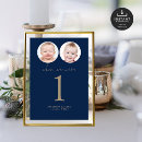 Search for navy blue numbers table cards Classy