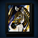 Search for colourful zebra posters Abstract