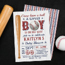 Search for baseball baby boy shower invitations Come have a ball