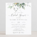 Search for forest green bridal shower invitations Elegant summer botanical  wreath