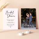 Search for modern elegant bridal shower invitations Typography