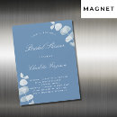 Search for blue and white bridal shower invitations Botanical