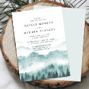 Search for rustic mountain wedding invitations Trees