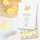 Search for fruit patterns invitations Lemon pattern