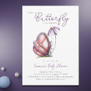 Search for butterfly baby invitations Script typography