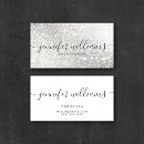 Search for silver business cards Girly