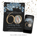 Search for blue black and gold invitations Floral