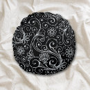 Search for black silver swirls cushions Elegant