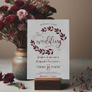 Search for burgundy grey invitations Hand painted watercolor