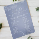 Search for whats in your purse bridal shower games Blue