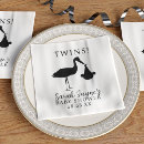 Search for twin baby shower napkins Typography
