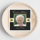 Search for 100th birthday napkins One hundredth