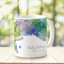 Search for blue marble mugs Watercolor