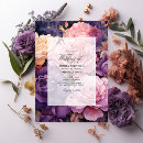 Search for purple lavender gold wedding invitations Watercolor