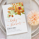 Search for autumn floral invitations Modern