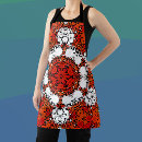 Search for orange and white aprons Geometric