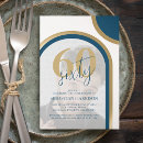 Search for blue gold birthday invitations Stylish