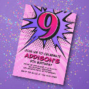 Search for girl superhero invitations Comic book