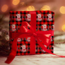 Search for pig christmas wrapping paper Red