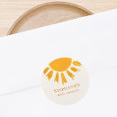 Search for simple sun stickers Baby shower