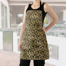 Search for black and gold aprons Floral