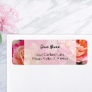Search for pink stripes return address labels Striped