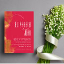 Search for fuchsia and gold wedding invitations Pink