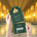 Search for emerald glitter invitations Gold