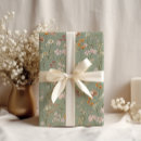Search for sage green wrapping paper Pattern