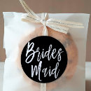 Search for bridesmaid stickers Handwritten