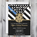 Search for police badge invitations Law enforcement