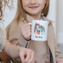 Search for kids horse mugs Watercolor