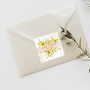 Search for bright floral stickers Yellow