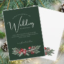 Search for christmas wedding invitations Traditional