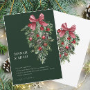 Search for festive christmas wedding invitations Winter