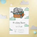 Search for cute elephant baby shower invitations Colourful