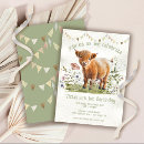 Search for cow 1st birthday invitations Boho