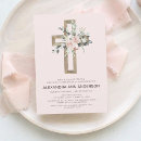 Search for elegant watercolor first communion invitations 1st communion girl