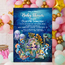 Search for baby mermaid invitations Ocean animals