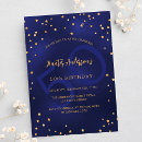 Search for for him 50th birthday invitations Navy blue
